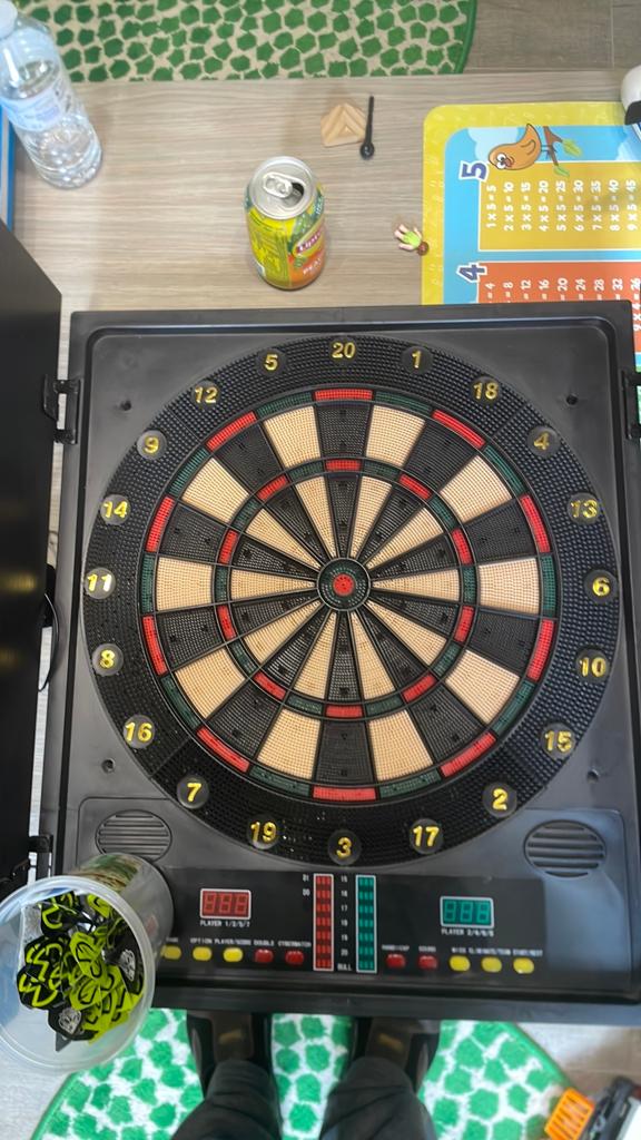 Electronisch dartbord, Sport en Fitness, Ophalen of Verzenden, Zo goed als nieuw, Dartbord