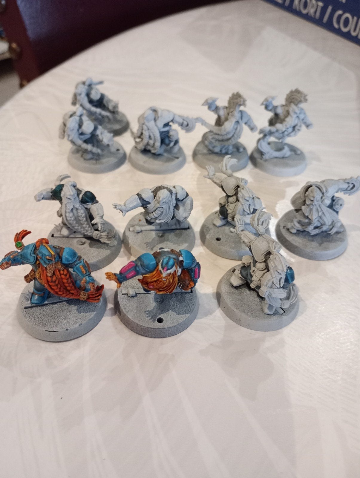 Équipe de 12 Nains "Dwarf Giants" Blood Bowl – Games Worksho, Enlèvement ou Envoi, Figurine(s)