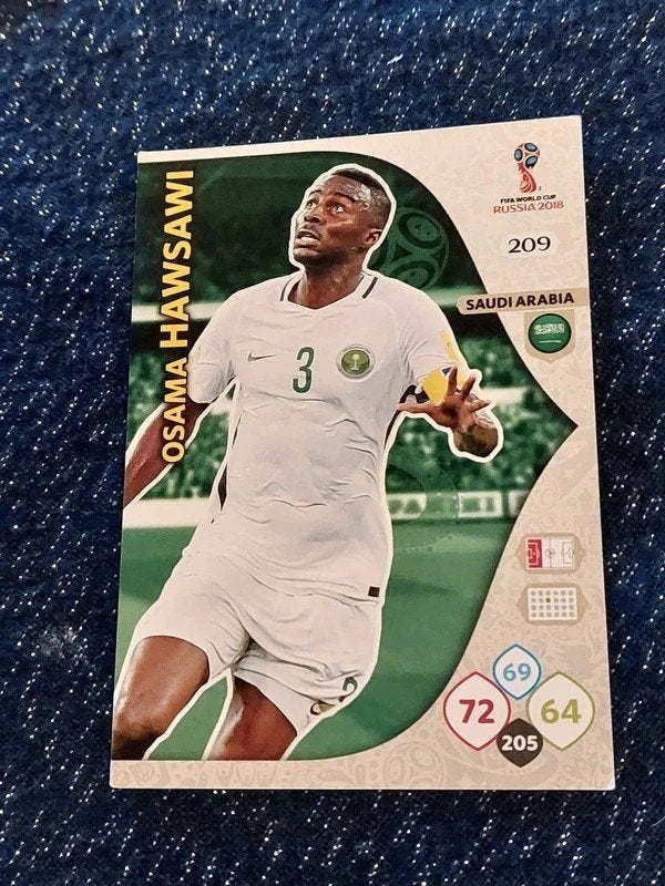 Panini / Voetbalkaart : Osama Hawsawi / Saoedi-Arabië, Enlèvement ou Envoi, Comme neuf, Cartes de joueur