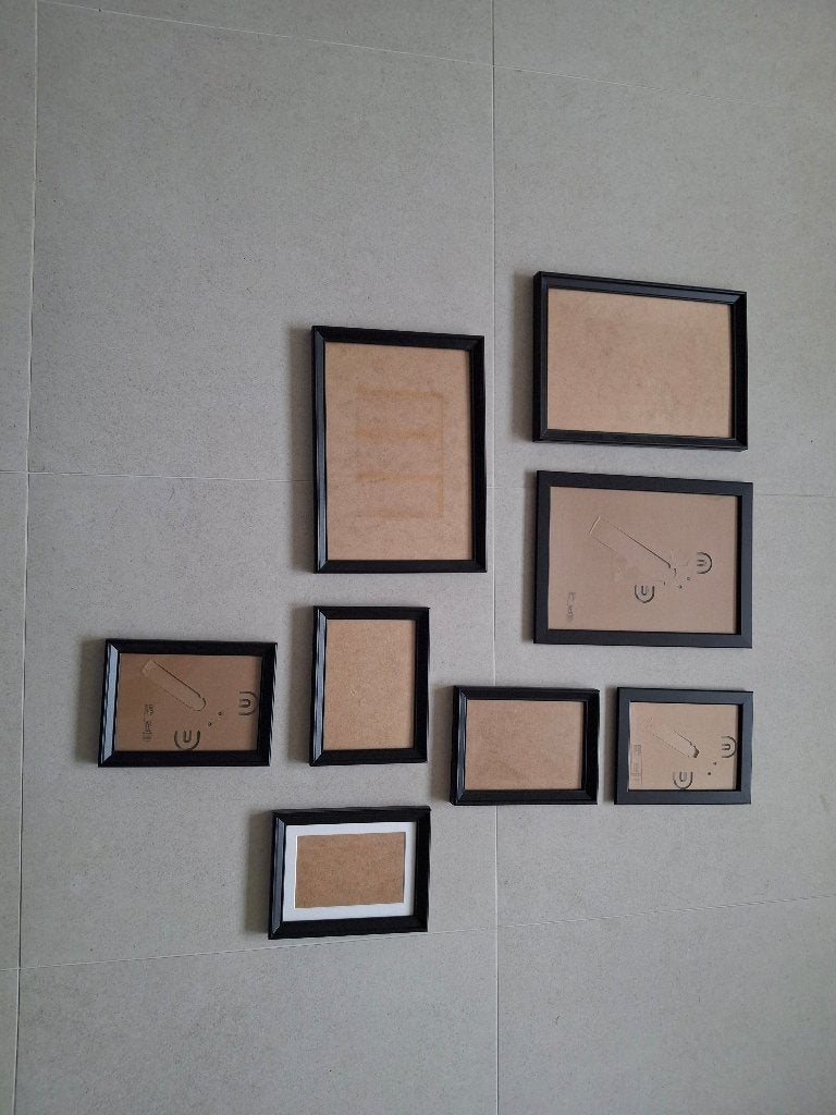 Kaders Zwart IKEA, Maison & Meubles, Enlèvement, Comme neuf, Noir, Cadre photo