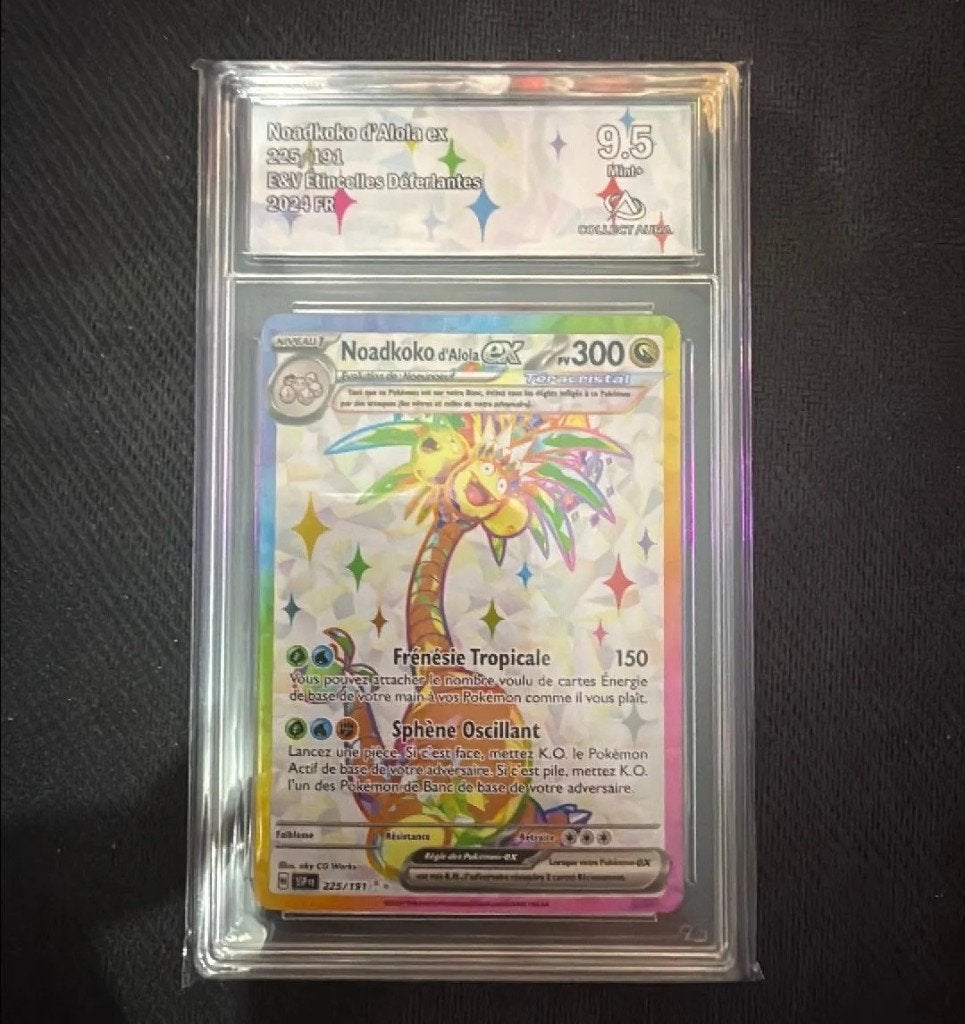 Noadkoko d'Alola ex 225/191 CA9.5 FR (carte gradée Pokémon), Enlèvement ou Envoi, Comme neuf, Cartes en vrac