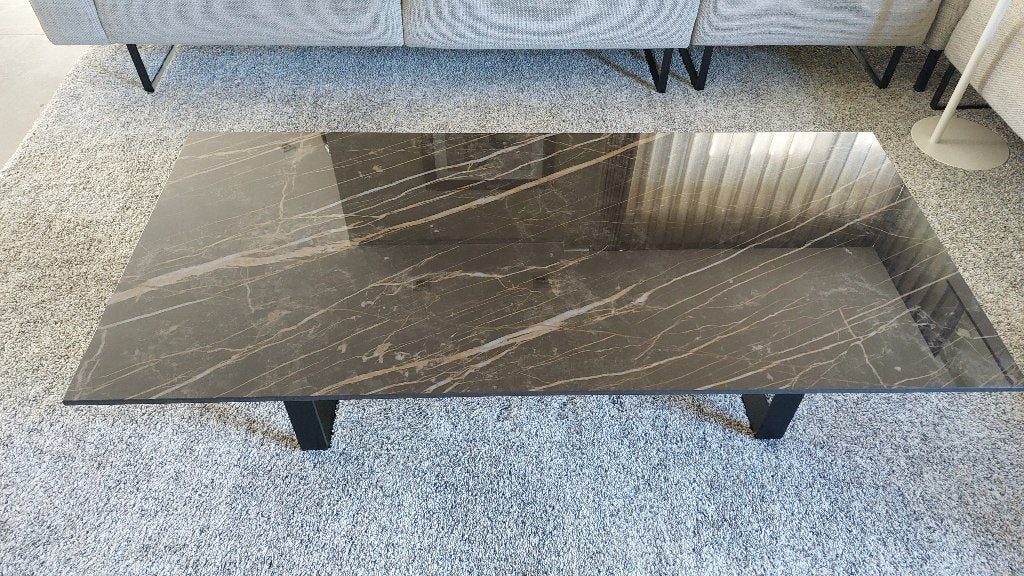 table basse, 100 à 150 cm, Modern, landelijk, Comme neuf, Enlèvement