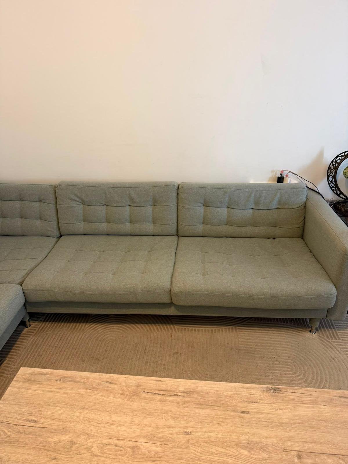 Zetel, Huis en Inrichting, Gebruikt, Hout, Hoekbank, 75 tot 100 cm