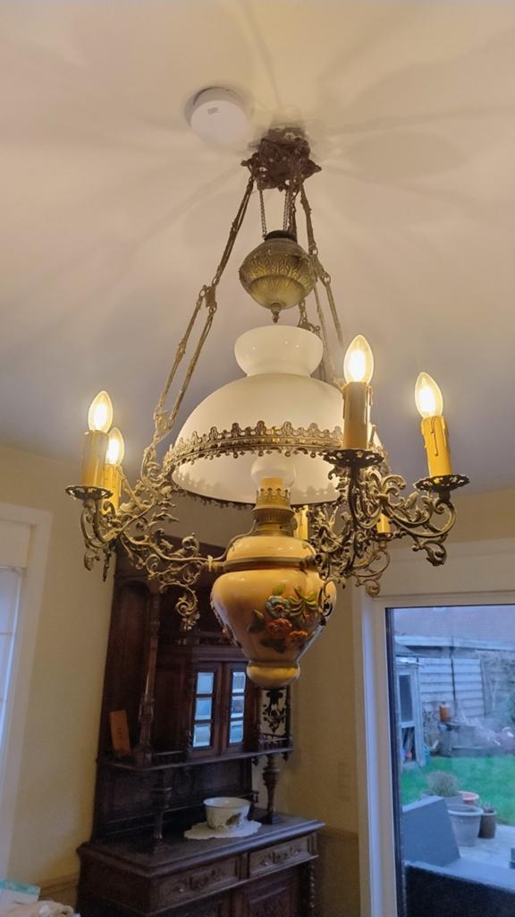 Antieke lusters, Huis en Inrichting, Lampen | Kroonluchters, Ophalen