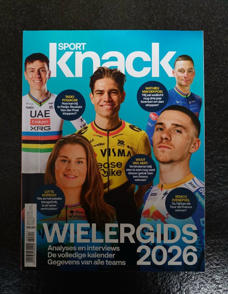 Knack Sport - Wielergids 2026, Livres, Envoi, Comme neuf, Sports et Loisirs