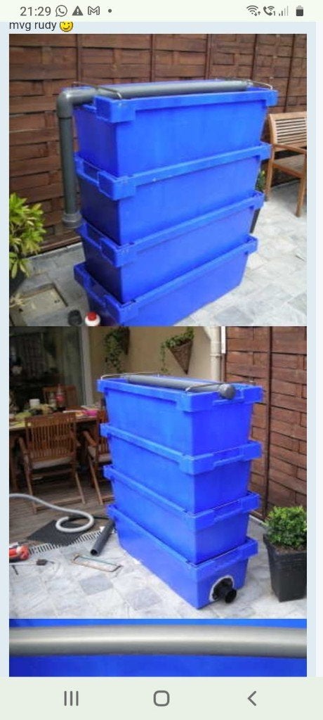 Druppel filter vijver, Tuin en Terras, Ophalen, Zo goed als nieuw, Vijverfilter