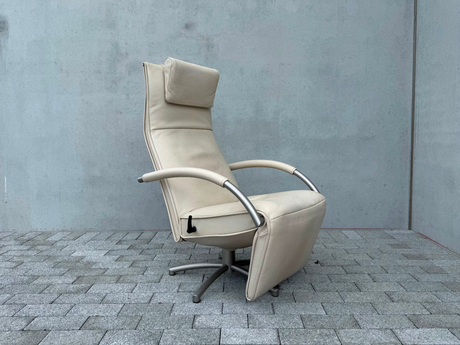 Jori Mensana Mono-Move (2 exemplaren), Maison & Meubles, Fauteuils, Comme neuf, Cuir, Métal, Autres matériaux, 50 à 75 cm, 75 à 100 cm