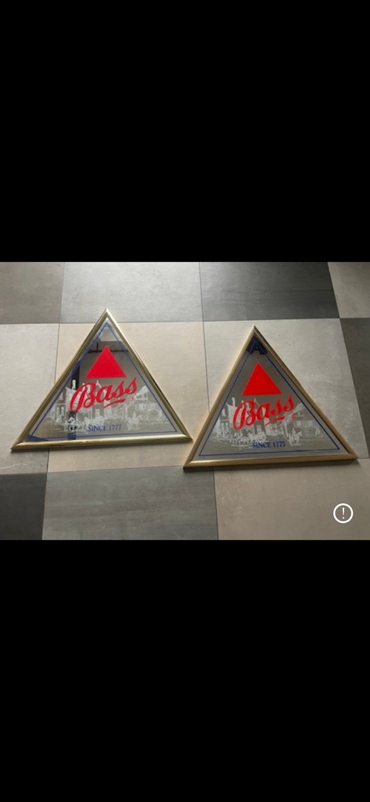 Miroir Bass, Collections, Marques de bière, Enlèvement, Utilisé