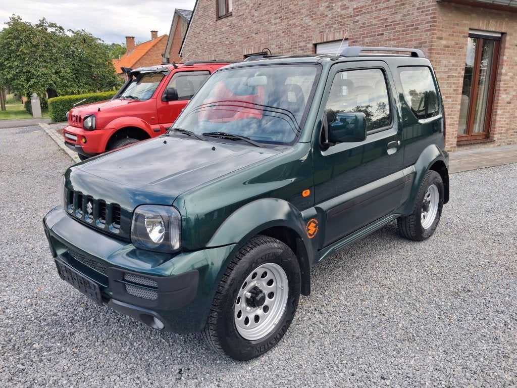suzuki jimny #4x4# !!automatiek!! slechts 58 000km !gekeurd!, Automaat, 4 zetels, Stof, Zwart