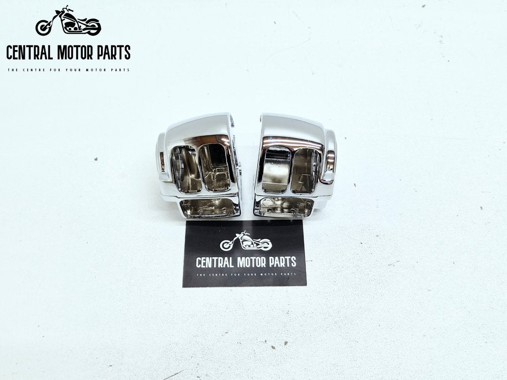 Chromen Switch Housing set 1996-2013, Motoren, Onderdelen | Harley-Davidson, Gebruikt, Verzenden