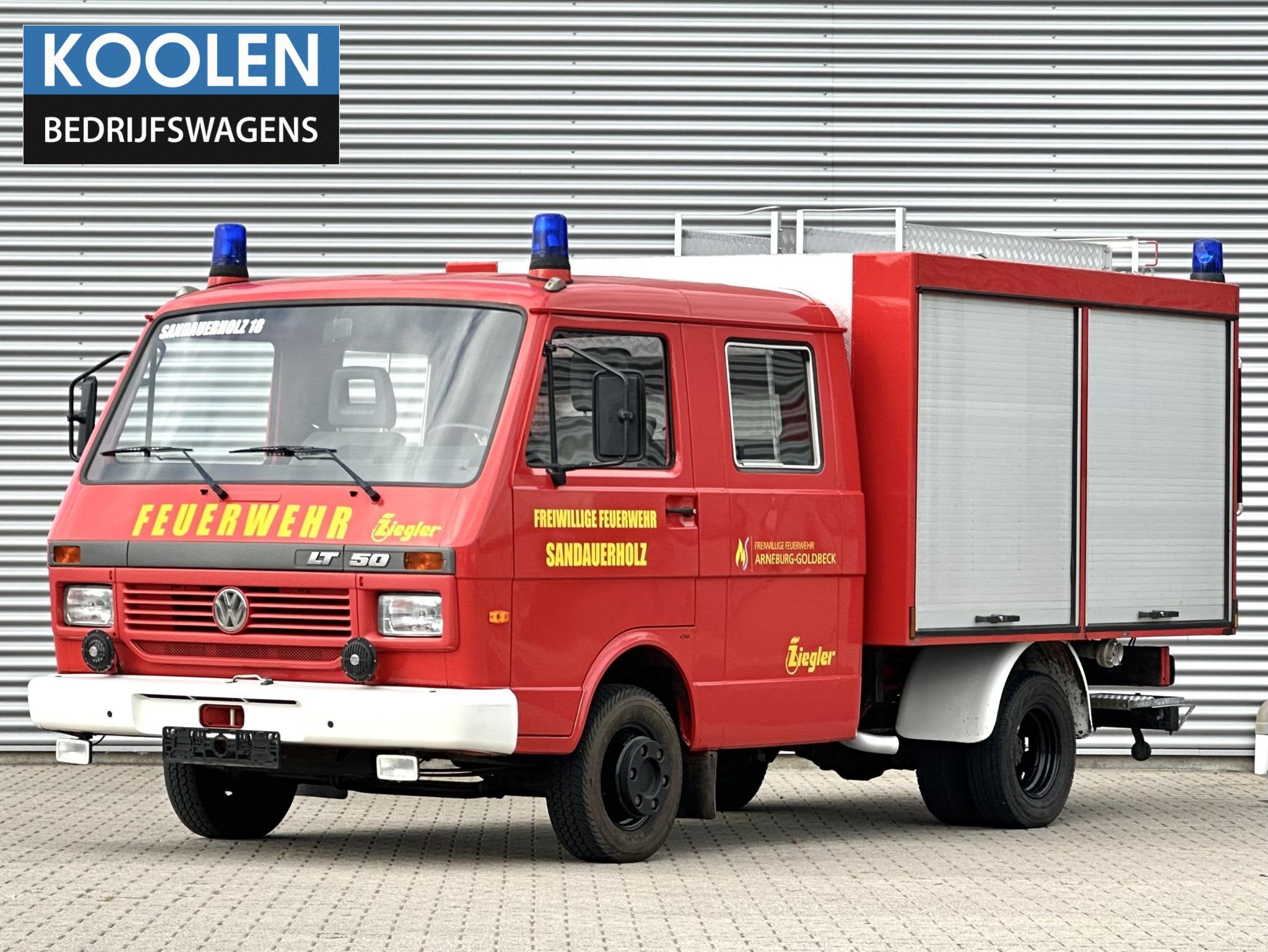 Volkswagen LT LT50 Blusvoertuig brandweerwagen brandweerauto, Auto's, Bestelwagens en Lichte vracht, Gebruikt, 95 pk, Volkswagen