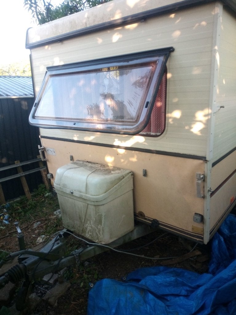 Caravane pliante Esterel supermatic1982, Caravanes & Camping, Présent, Beige, Enlèvement, Jusqu'à 4