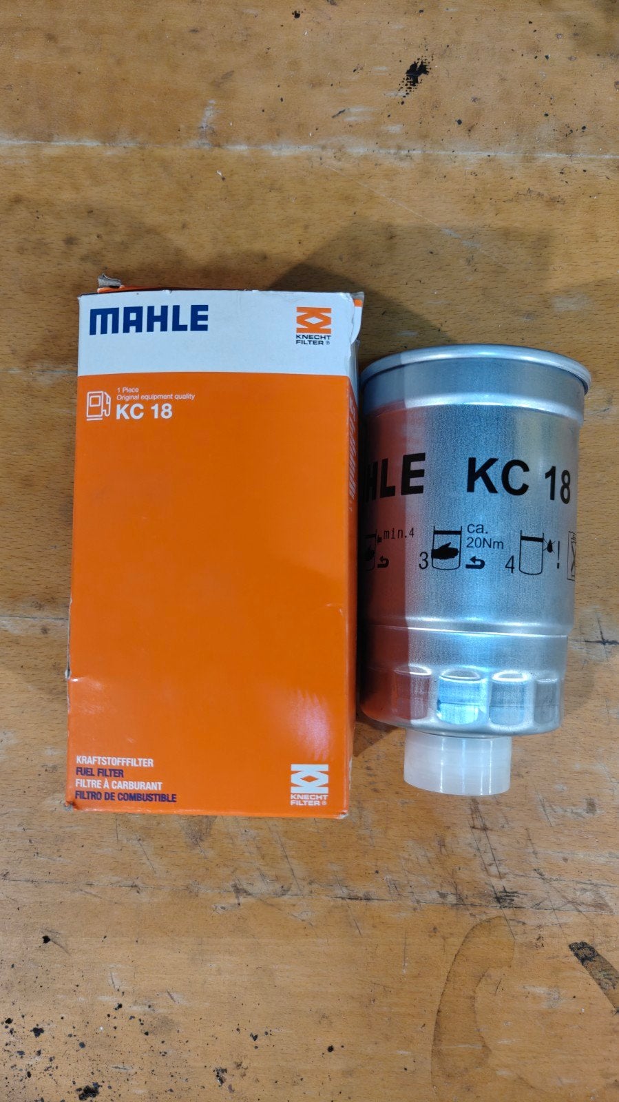 Mahle KC 18 brandstof filter nieuw, Ophalen