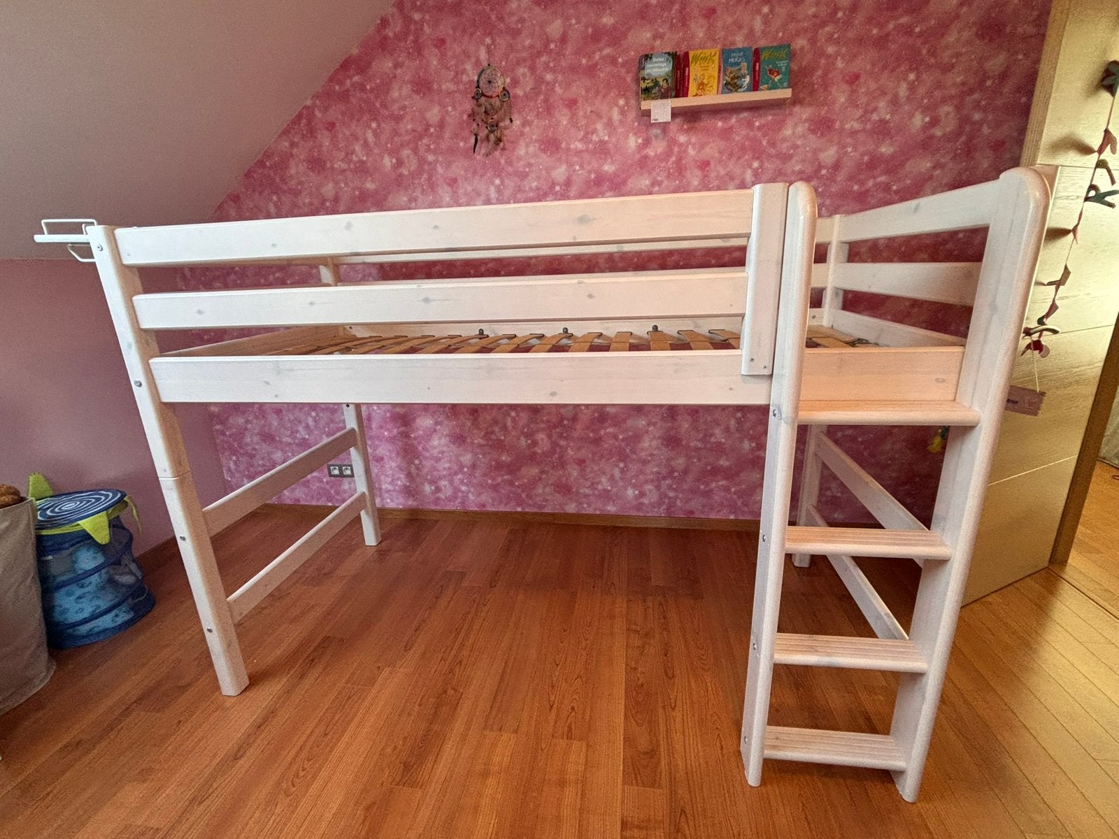 Lit en hauteur, Enfants & Bébés, Chambre d'enfant | Lits superposés & Lits mezzanines, Enlèvement, Comme neuf, Lit mezzanine