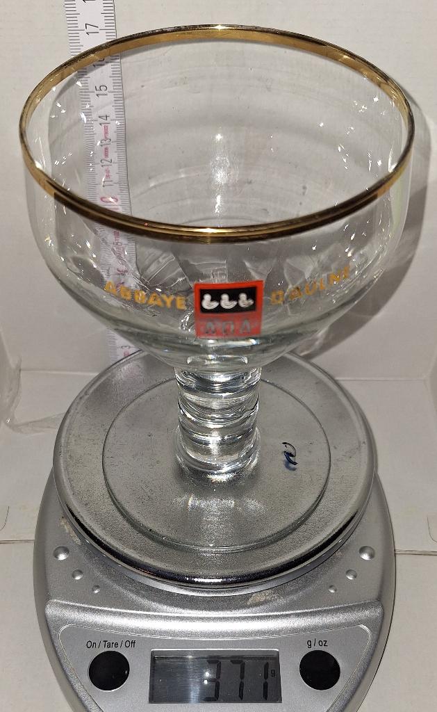 Verre trappiste, Brasserie Dinant, Abbaye d'Aulne, type B, Enlèvement ou Envoi, Comme neuf, Verre ou Verres