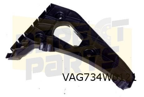 Audi A1 achterbumpersteun Links A1 (1/15-11/18) (8X_) A1 (6/, Neuf, Arrière, -, Audi