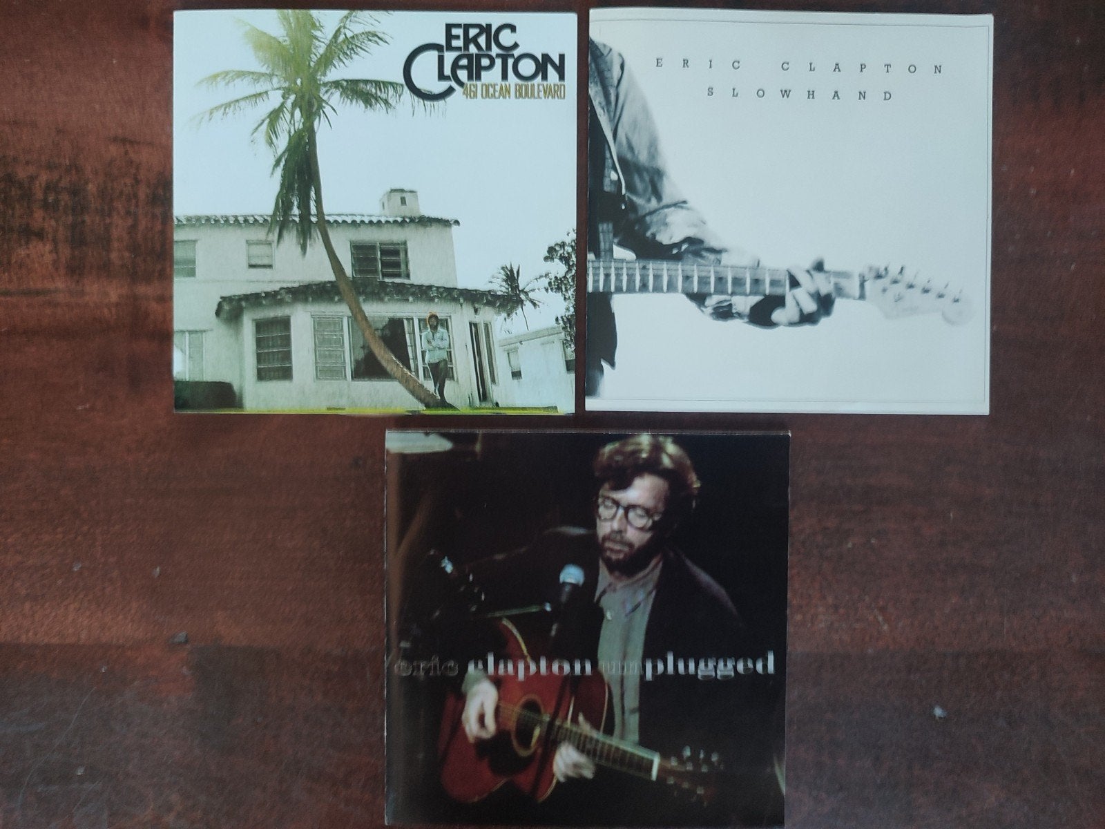 3x CD : ERIC CLAPTON (cd's + inlay, geen doosje/rugzijde), Ophalen of Verzenden