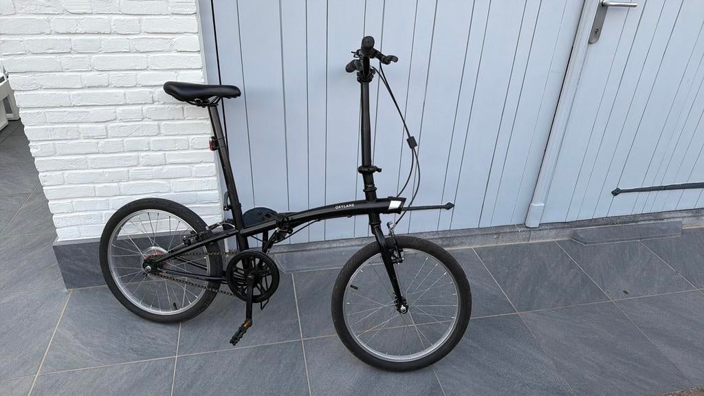 Zwarte Plooifiets Oxylane, Gebruikt, Versnellingen, Ophalen, Overige merken