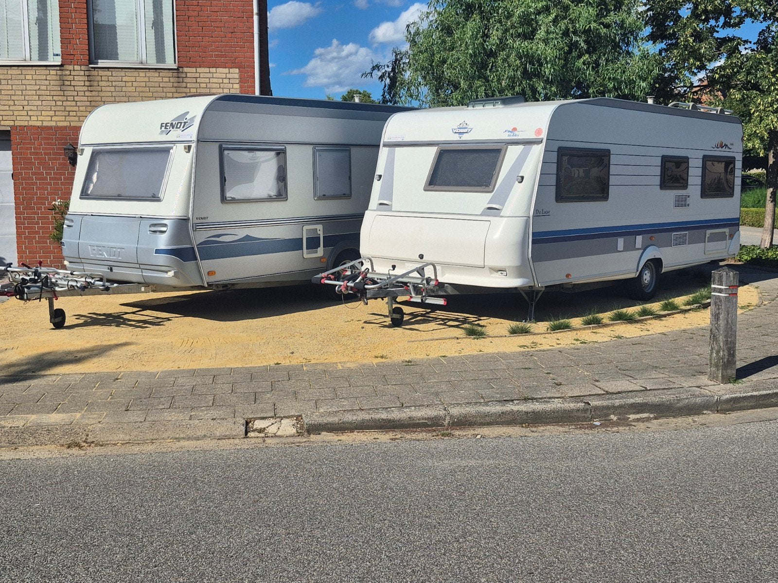 ✅ TE HUUR CARAVAN 5 pers ✅stapelbed✅ airco, Bedrijf, Treinzit, 5 tot 6 meter, 1250 - 1500 kg
