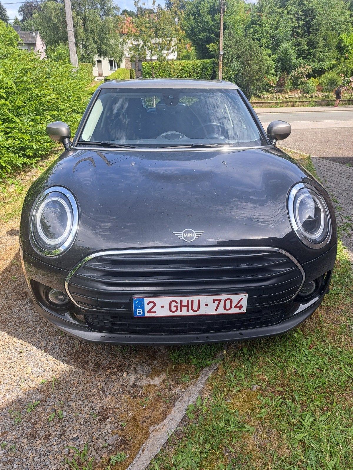 Mini Clubman van 06/21 1.5 zeer schone benzine met 132000km, Auto's, Leder en Stof, Zwart, 5 deurs, Particulier