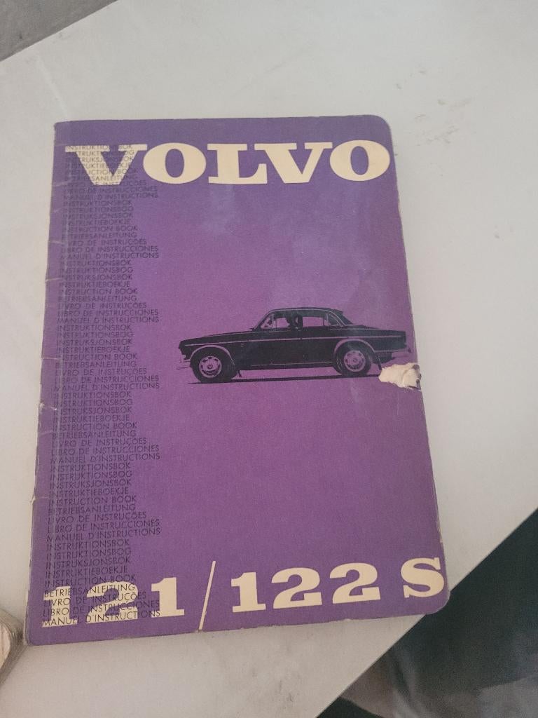 Origineel Volvo 121 & 122 S voertuigboek (Amazon) - Vintage, Ophalen