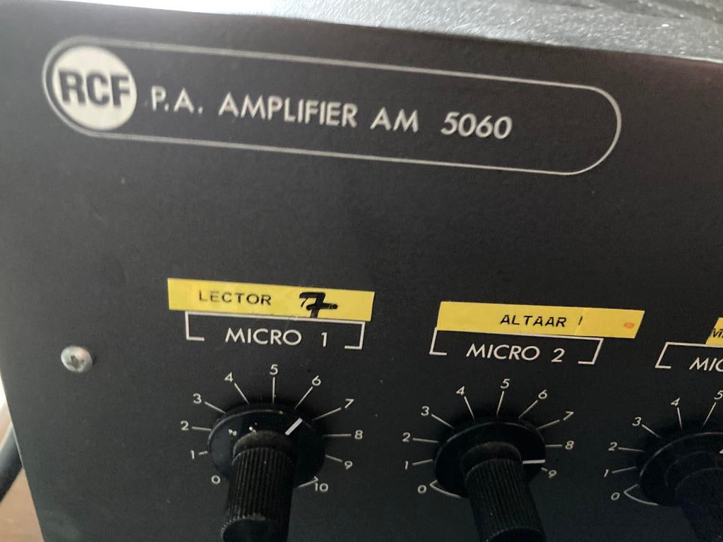 Versterker /amplifier, Ophalen, Gebruikt