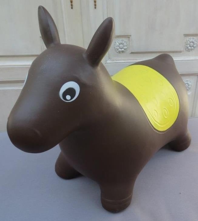 skippybal opblaasbaar paard, Kinderen en Baby's, Ophalen of Verzenden, Gebruikt