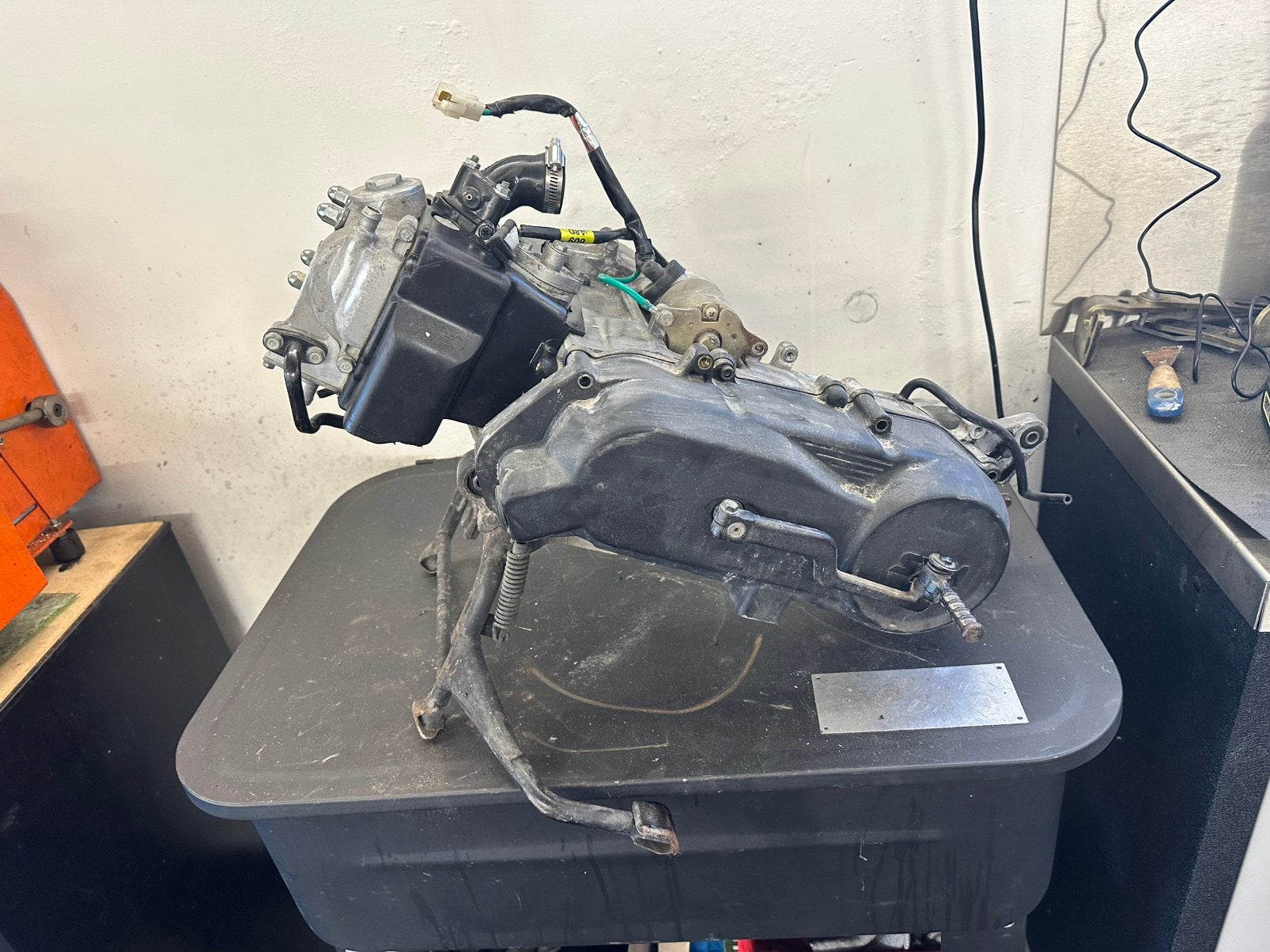 Sym mio 100 motor 4, Ophalen, Mio