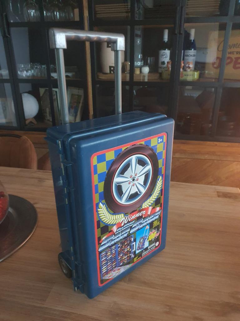 Vintage car box trolly + auto's, Ophalen
