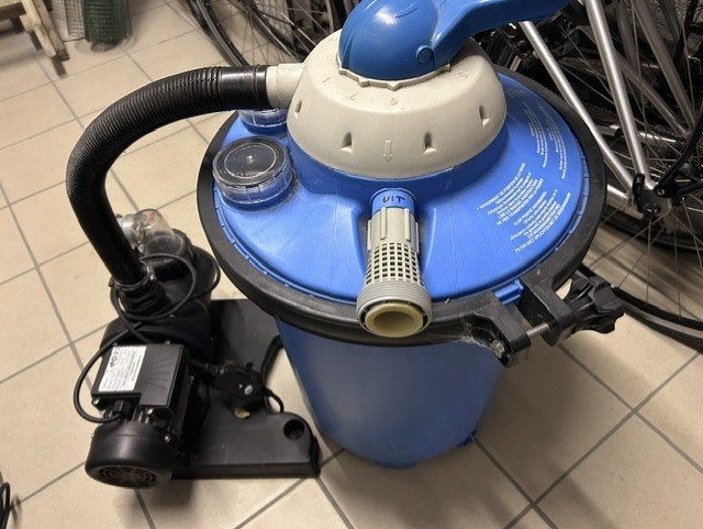 Zandfilter met pomp 10 m³, Ophalen, Gebruikt