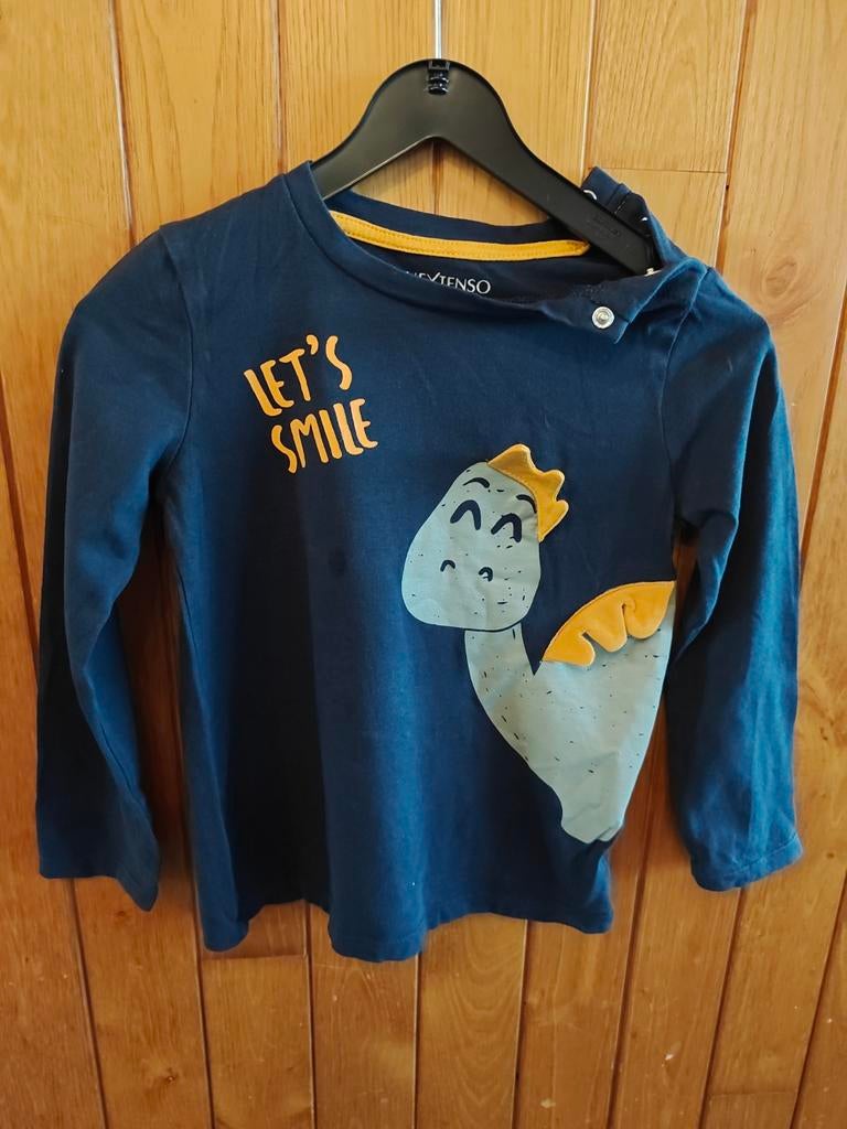 Long sleeve dinosaurus, Kinderen en Baby's, Ophalen, Inextenso, Zo goed als nieuw, Shirt of Longsleeve