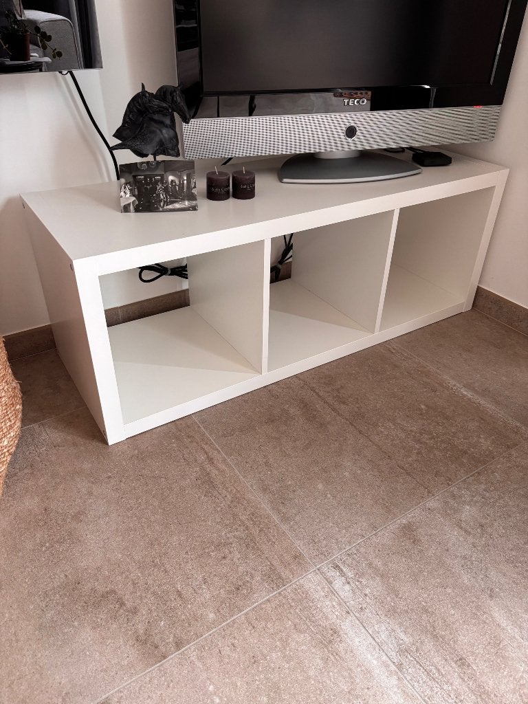 IKEA kallax kast 3 vakken, Ophalen, Zo goed als nieuw, Minder dan 50 cm, 100 tot 150 cm
