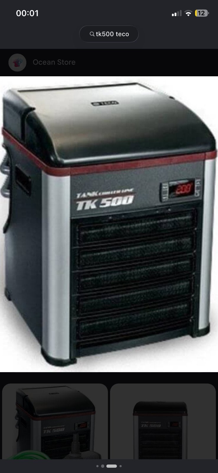 Teco tk500, Electroménager, Refroidisseurs d'eau, Enlèvement, Comme neuf