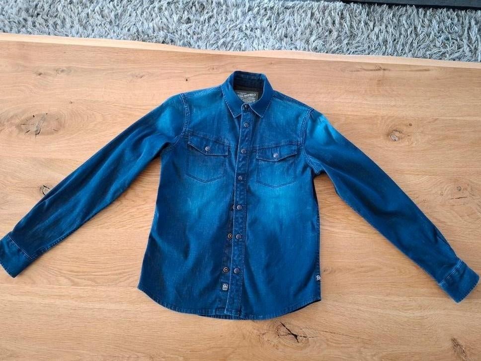 Chemise en jean bleue Petrol Industries taille 140 neuve, Enfants & Bébés, Neuf, Garçon, Petrol Industries, Chemise ou Chemisier