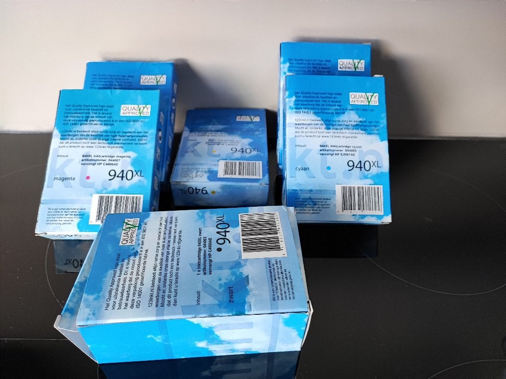 **HP inktcartridges HP940XL NIEUW echte voordeelprijs ! -75%, Ophalen, Nieuw, Cartridge, Hp