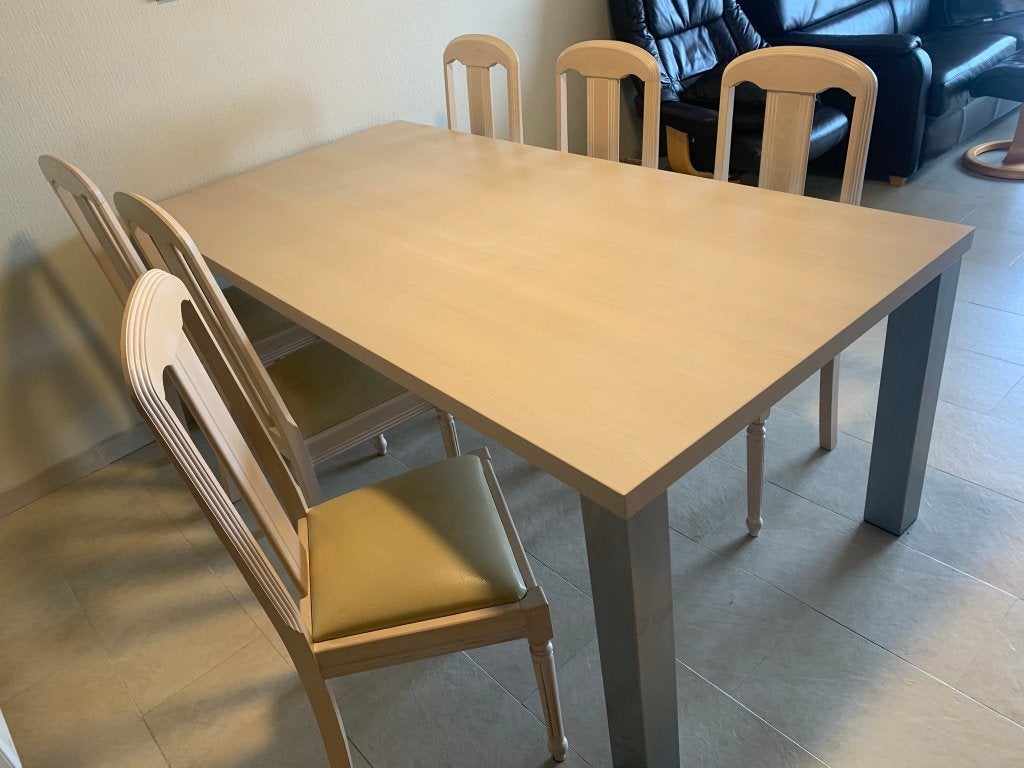 Eettafel, Huis en Inrichting, Tafels | Eettafels, Ophalen, 50 tot 100 cm, Zo goed als nieuw, Vijf personen of meer