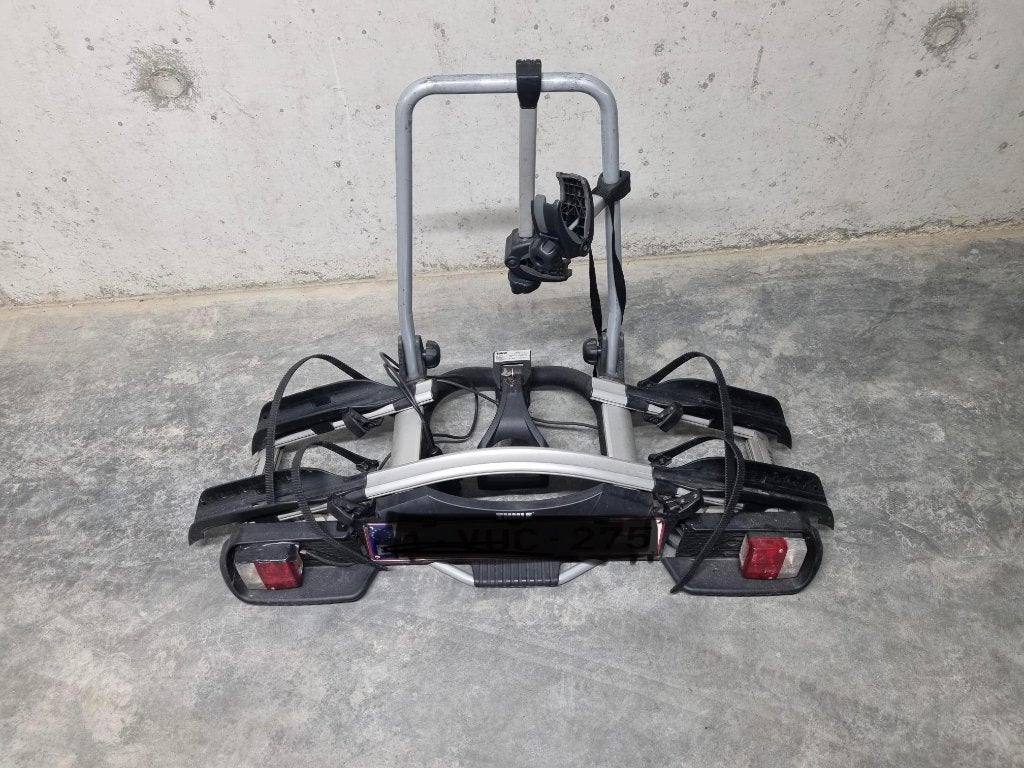 Fietsendrager Thule Euroway 921 G2, Auto diversen, Fietsendragers, Ophalen, Gebruikt, Elektrische fiets, 2 fietsen