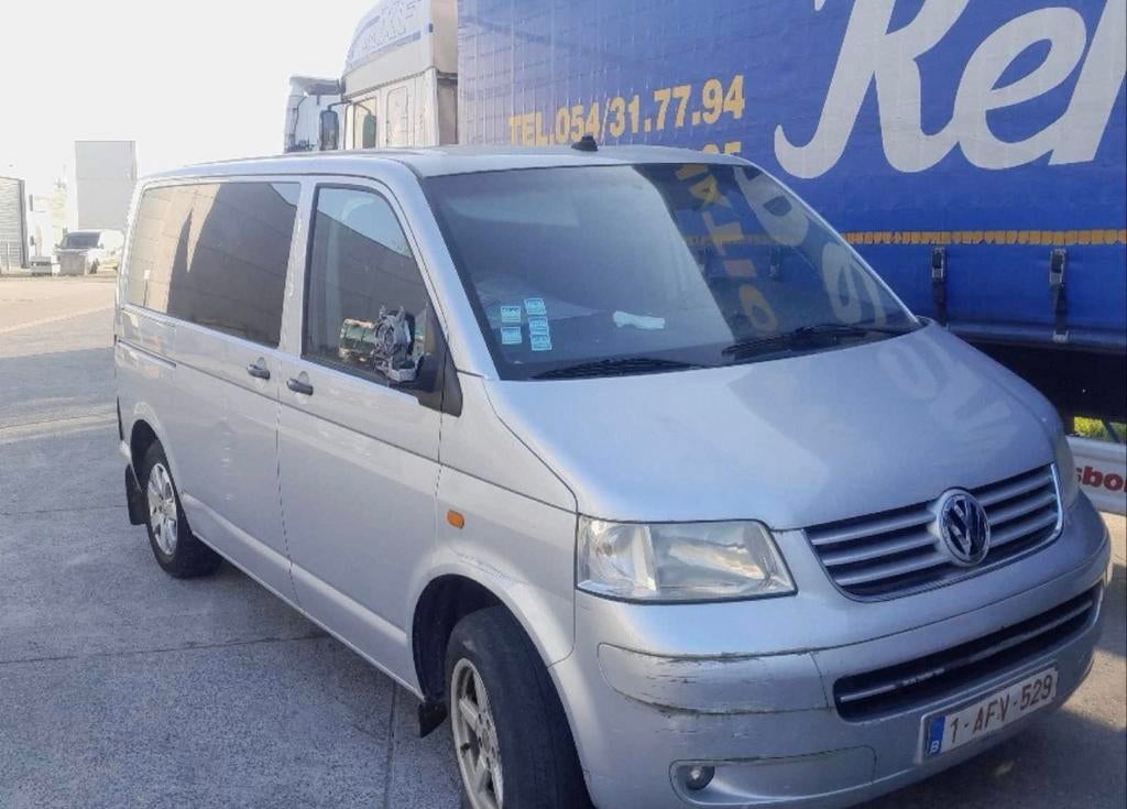 Vw T5 CARAVELLE 2.5 TDI camper, Auto's, 4 deurs, Bedrijf, Overige carrosserie, Euro 4