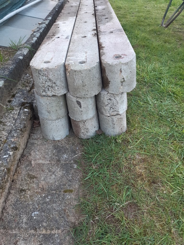 Betonnen palen, Tuin en Terras, Ophalen, Gebruikt, Palen