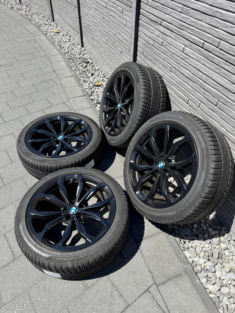 20’ originele BMW X3 X4 winterset met runflat sterbanden, Ophalen, Velg(en), Winterbanden, 20 inch