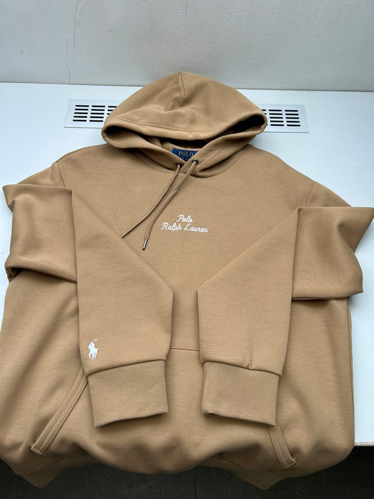 Sweat à capuche / Hoodie Polo Ralph Lauren - Beige, Ophalen of Verzenden, Zo goed als nieuw, Beige