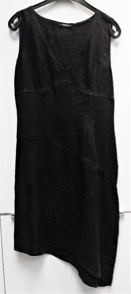 linnen kleed zwart maat 42 Amuleti, Enlèvement ou Envoi, Comme neuf, Taille 42/44 (L), Noir