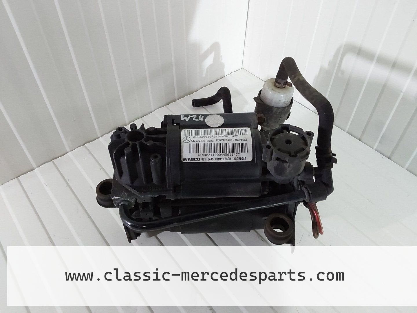 Luchtpomp luchtvering Mercedes W211 2113200304 Wabco, Gebruikt, -, Ophalen of Verzenden, -