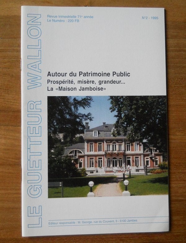 Guetteur Wallon N 2 - 1995 - Autour du Patrimoine Public, Enlèvement ou Envoi, Utilisé