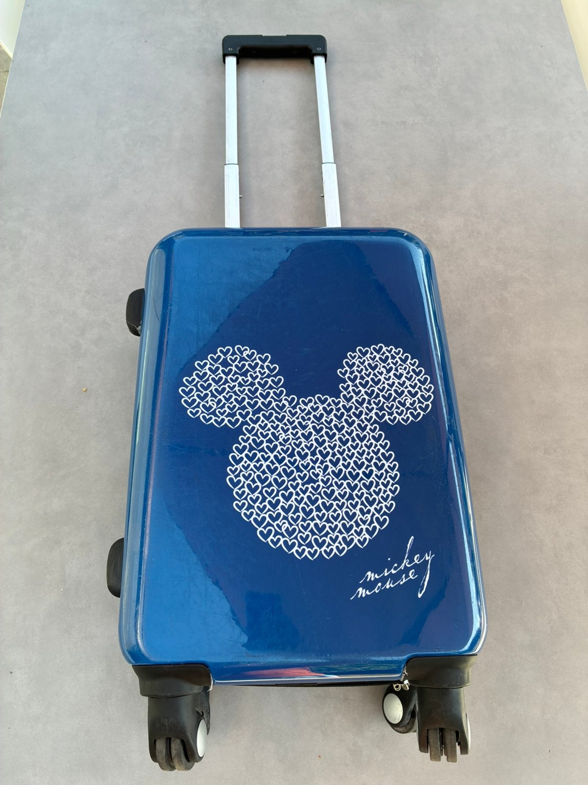 Mickey mouse kinderkoffer - handbagage formaat, Ophalen, Gebruikt, 50 tot 60 cm, Hard kunststof