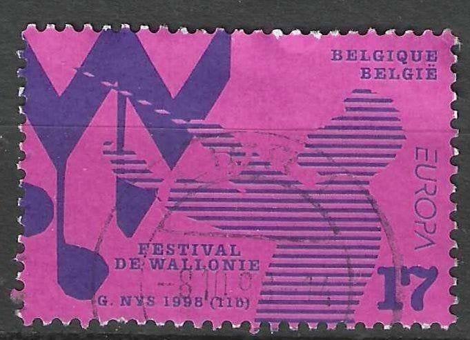 Belgique 1998 - Yvert/OBP 2759 - Europe - Festivals (ST), Envoi, Affranchi, Oblitéré, Europe