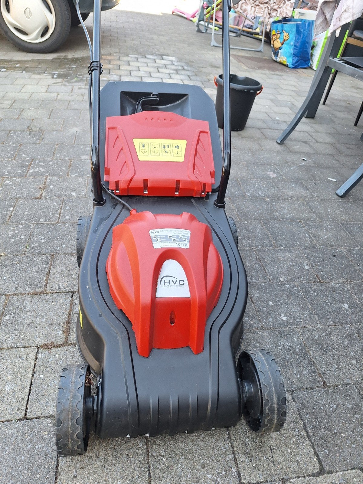 hvc electrisch grasmaaier, Ophalen, Elektrische grasmaaier, HVC, Zo goed als nieuw
