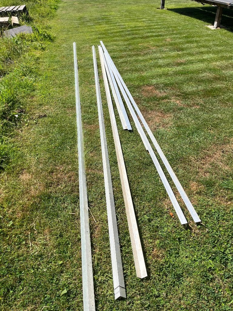 Aluminium profielen 3x3, Doe-het-zelf en Bouw, Metalen, Ophalen, Aluminium
