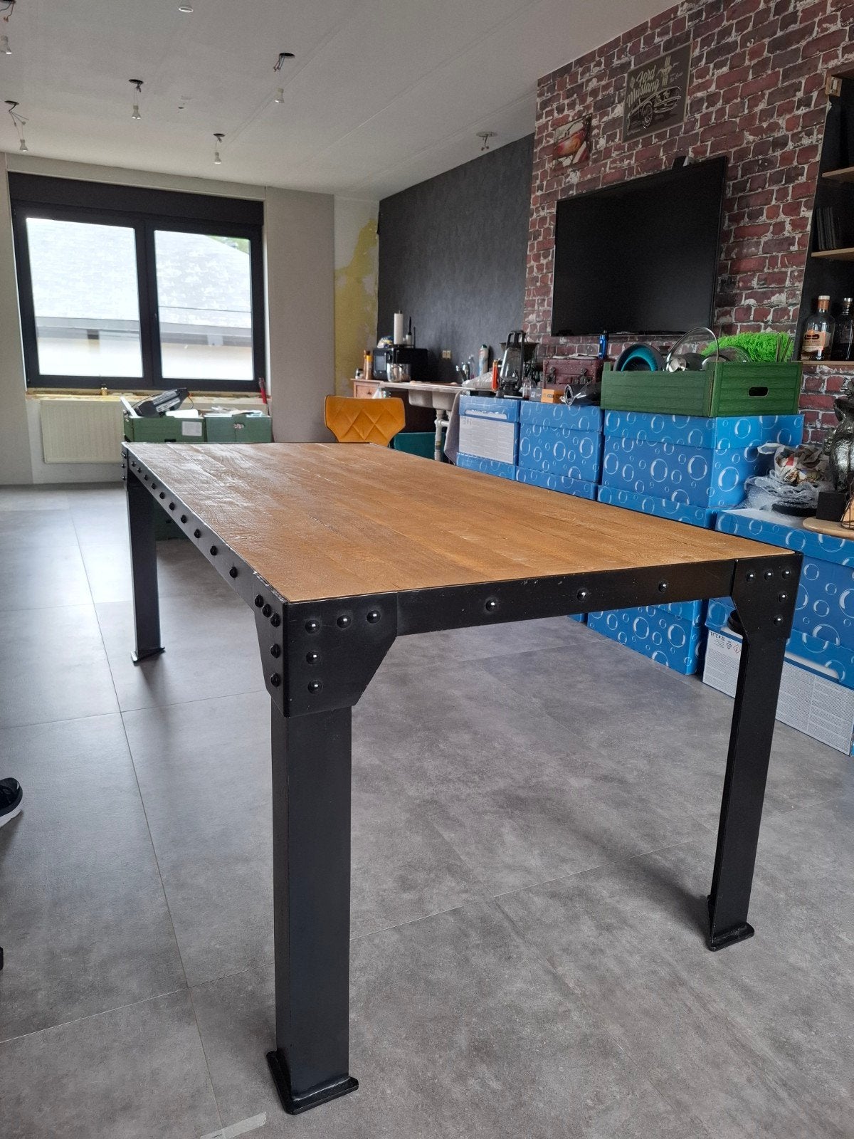 table métal manguier, Enlèvement, Comme neuf