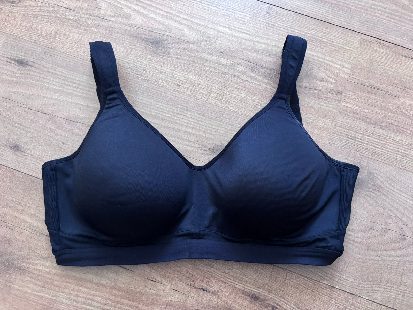 Zwarte sport bh xl gedragen, Verzenden, Gedragen, Maat 46/48 (XL) of groter, Hardlopen of Fietsen